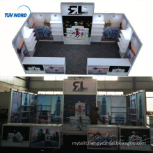 Detian Offer modular booth exhibition stands 10*20 trade show display kiosk